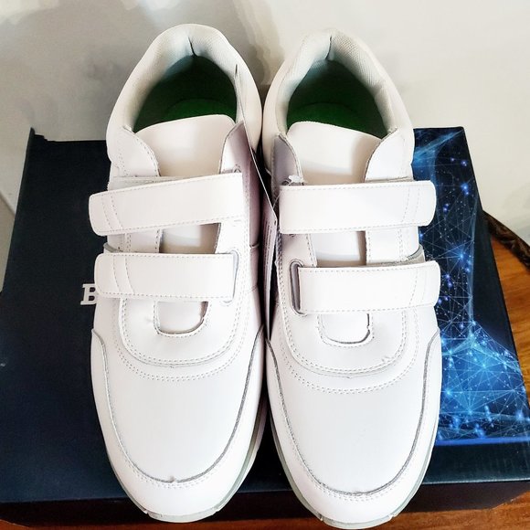 Brand New NWT BioStride Running/Walking Shoes White/Silver Men's 10. - Picture 1 of 10